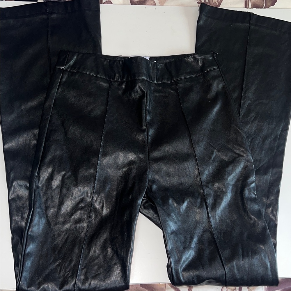 Princess Polly Black faux leather Pants